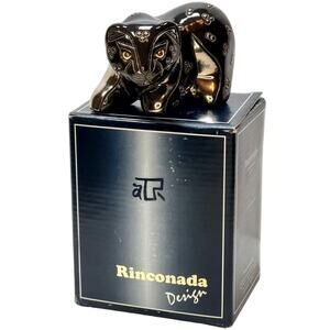 Artesania Rinconada De Rosa Black Panther Anniversary 711 Signed Platinum Gold